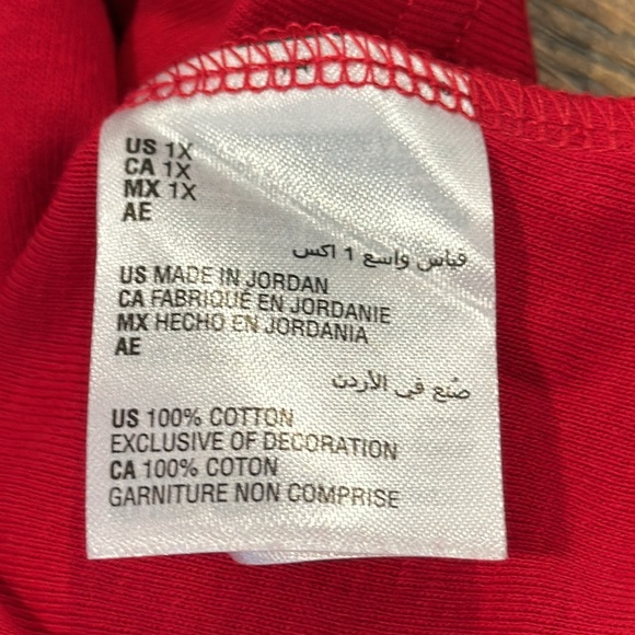 Karen Scott Laced Trimmed Tank. 1X - Picture 9 of 9